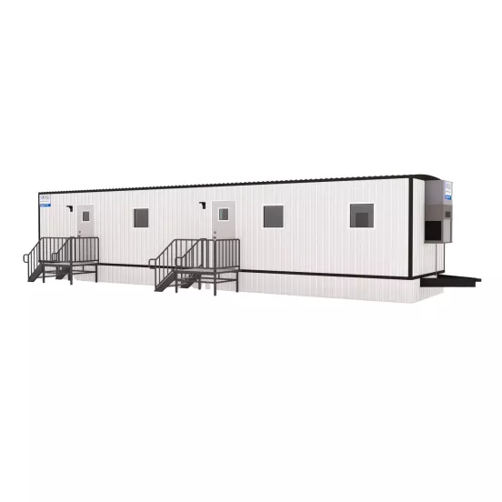 50 ft por 10 ft Remolque oficina con 2 oficinas