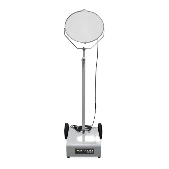 Soporte para luz portátil Allmand Portalite plateado