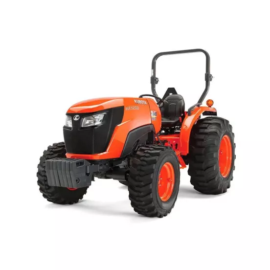 Orange and black KUBOTA 49-54 HP Utility Tractor