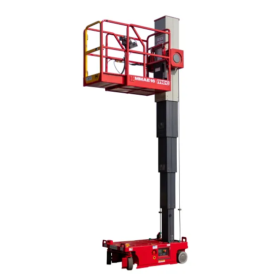 Red MEC electric vertical lift