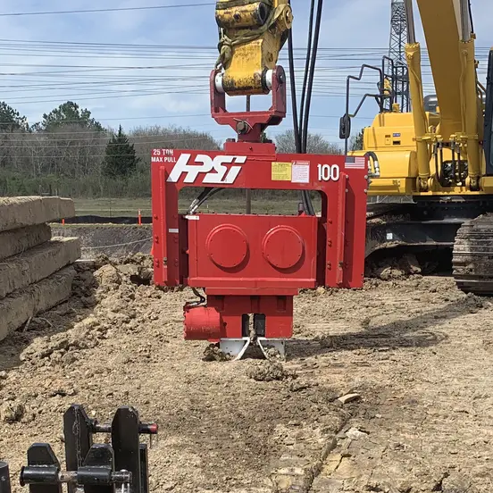 MARTILLO PILÓN VIBRATORIO PARA EXCAVADORA 1000 IN-LB