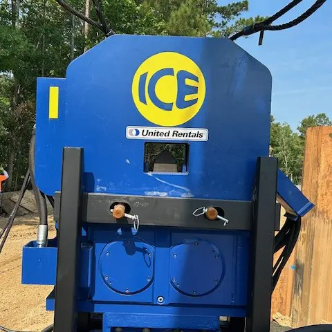 MARTILLO PILÓN VIBRATORIO PARA EXCAVADORA 1500 IN-LB