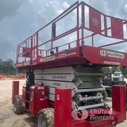2017 MEC 6092RT Rough Terrain Scissor Lift